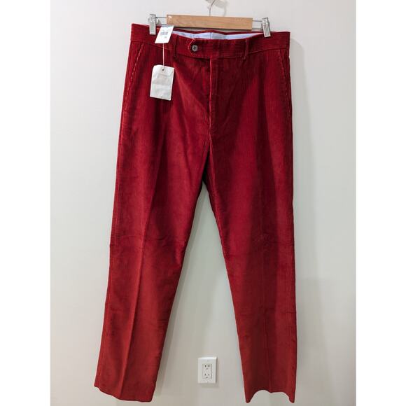 J. McLaughlin Rust Corduroy Pants NWT - Picture 1 of 4